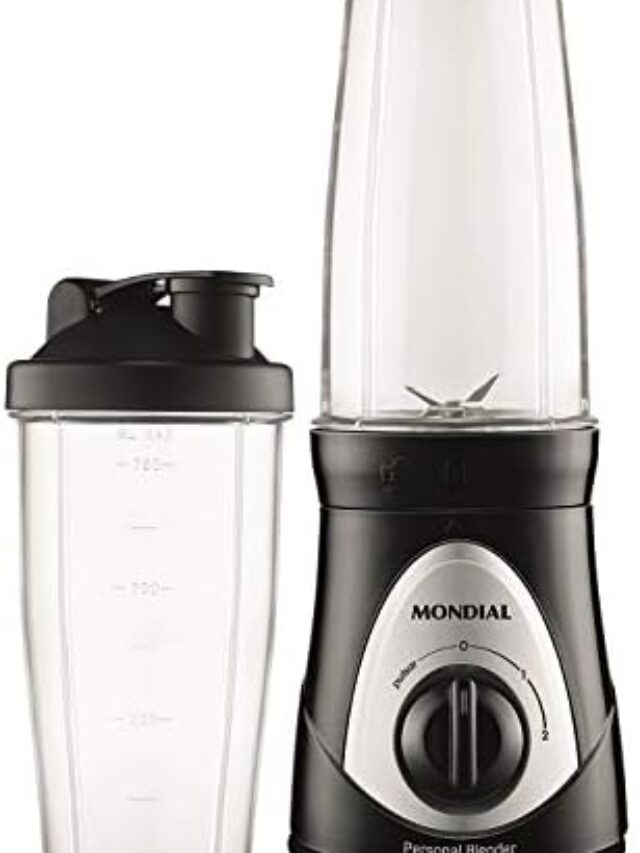 Personal Blender, Mondial, Preto/Prata, 300W, 110V - DG-01